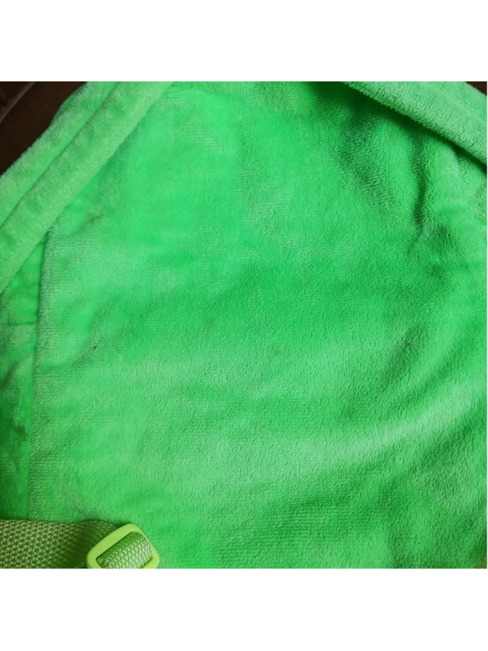 Pack Mates Kids Plush Backpack Bright Green OMGosh Zip Pouch Youth